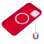 Silikonowe etui z MagSafe do iPhone 14 Pro - czerwone