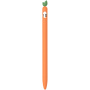 Ochronne opakowanie silikonowe z liśćmi do Apple Pencil 1 generacji - pomarańczowe