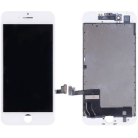 Refurbished Original zapasowy wyświetlacz LCD ze szkłem dotykowym i ramką dla Apple iPhone 7 - biały