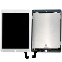 Refurbished Original zapasowy LCD panel + przednie szkło dotykowe (touch screen) dla Apple iPad Air 2 - biała ramka