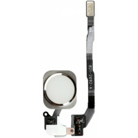 Zapasowy Home Button z kablem fleksyjnym dla Apple iPhone 5S - srebrny