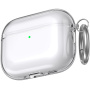 AhaStyle przezroczyste etui z karabińczykiem do AirPods Pro 3 - przezroczyste