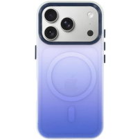 Etui ochronne z gradientem i MagSafe dla iPhone 17 Pro Max - ciemnoniebieskie