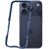 Luphie metalowa ramka ochronna do iPhone 17 Pro Max - ciemnoniebieski