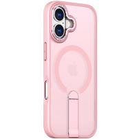 Etui z rozkładaną podstawką i MagSafe do iPhone'a 17 - różowy