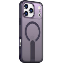 Etui z rozkładaną podstawką i MagSafe do iPhone 17 Pro - ciemnofioletowe