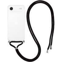 Przezroczyste etui ze sznurkiem do iPhone Air - czarne