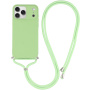 Etui ochronne ze sznurkiem do iPhone 17 Pro Max - zielone