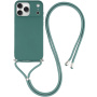 Etui ochronne ze sznurkiem do iPhone 17 Pro Max - petrolowy