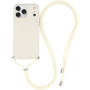 Etui ochronne ze sznurkiem do iPhone 17 Pro Max - beżowe