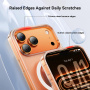 Matowe, przezroczyste etui JOYROOM Skin Feel z MagSafe do iPhone 17 Pro Max - przezroczyste