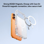 Matowe, przezroczyste etui JOYROOM Skin Feel z MagSafe do iPhone Air - przezroczyste