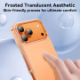 Matowe, przezroczyste etui JOYROOM Skin Feel do iPhone 17 Pro - czarne