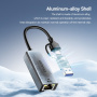 ESSAGER 2w1 adapter ethernet - RJ45 na USB-C / USB-A - szary