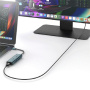 ONTEN UC123+ 6w1 hub - HDMI / 3,5 mm jack / USB-C / 3x USB-A na USB-C - morski