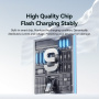 ESSAGER X9 GaN adapter do szybkiego ładowania z portem USB-C - 30W - biały