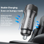 ESSAGER ES-CC21 ładowarka samochodowa z portami USB-C / USB-A - 45W - czarna