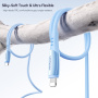 JOYROOM S-A59 kabel ładujący i do transmisji danych - USB-C na Lightning - 1,2 m - fioletowy
