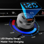 ESSAGER ES-CC26 ładowarka samochodowa z portami DC / USB-C / USB-A - 150W - czarna