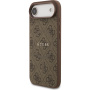 Guess 4G Kolorowy Pierścień etui z MagSafe dla iPhone Air - brązowy