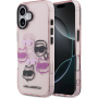 Karl Lagerfeld IML Wielokrotne K&CH Głowy etui dla iPhone 17 - różowy
