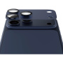PanzerGlass FENDER hartowane szkło z metalową ramką do ochrony obiektywów aparatu do iPhone 17 Pro Max - ciemnoniebieski