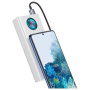 Powerbanka Baseus Amblight z portami USB-C / 4x USB-A - 30 000 mAh - biała