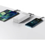 Powerbanka Baseus Bipow z portami USB-C / 2x USB-A - 30 000 mAh - biała