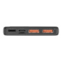 Baseus Adaman powerbanka z portami USB-C / 2x USB-A - 10 000 mAh - czarna