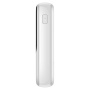 Powerbanka Baseus QPow Pro zintegrowanym kablem USB-C i portami USB-C / USB-A - 10 000 mAh - biała