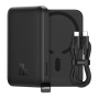 Baseus Magnetic Mini Air bezprzewodowa ładowarka MagSafe z portem USB-C - 6000 mAh - czarna