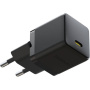Baseus Kieszonkowa ładowarka sieciowa z portem USB-C - 20W - czarna