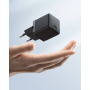 Baseus Kieszonkowa ładowarka sieciowa z portem USB-C - 20W - czarna