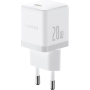 Baseus Dłoniowa ładowarka z portem USB-C - 20W - biała