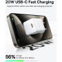Baseus Dłoniowa ładowarka z portem USB-C - 20W - biała