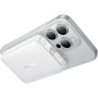 Baseus PicoGo Qi2 bezprzewodowa powerbanka MagSafe z wbudowanym kablem USB-C i portem USB-C - 10 000 mAh - biała
