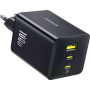 Baseus EnerFill FE11 szybka ładowarka z portami 2x USB-C / USB-A - 100W - czarna