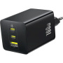 Baseus EnerFill FE11 szybka ładowarka z portami 2x USB-C / USB-A - 100W - czarna