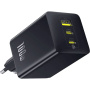 Baseus EnerFill FE11 szybka ładowarka z portami 2x USB-C / USB-A - 100W - czarna