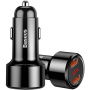 Ładowarka samochodowa Baseus Magic z portami 2x USB-A - 45W - czarna