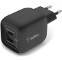 BELKIN profesjonalny adapter szybkiego ładowania GaN z portami 2x USB-C - 45W - czarny