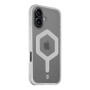 Wytrzymałe etui Tactical MagForce Hexagon z MagSafe do iPhone 17 - białe