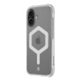 Wytrzymałe etui Tactical MagForce Hexagon z MagSafe do iPhone 17 - białe