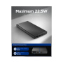 Spigen Niezbędny powerbank z portami 2x USB-C / USB-A - 10 000 mAh - czarny