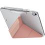 UNIQ Camden Click etui z podstawką origami i miejscem na Apple Pencil do iPad 10,9" (2022) / 11" (2025) - różowe