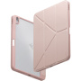 Etui UNIQ Moven z podstawką origami i miejscem na Apple Pencil do iPada 10,9" (2022) / 11" (2025) - różowe