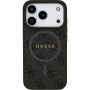 Guess 4G Kolorowy Pierścień etui z MagSafe do iPhone 17 Pro - szare