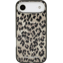 Karl Lagerfeld IML Leopard etui z MagSafe do iPhone Air - brązowy