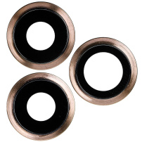 Zapasowe etui kamery tylnej do Apple iPhone 11 Pro - złota