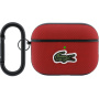 Etui Lacoste Logo z małej piki krokodyla z karabińczykiem do AirPods Pro 3 - czerwony